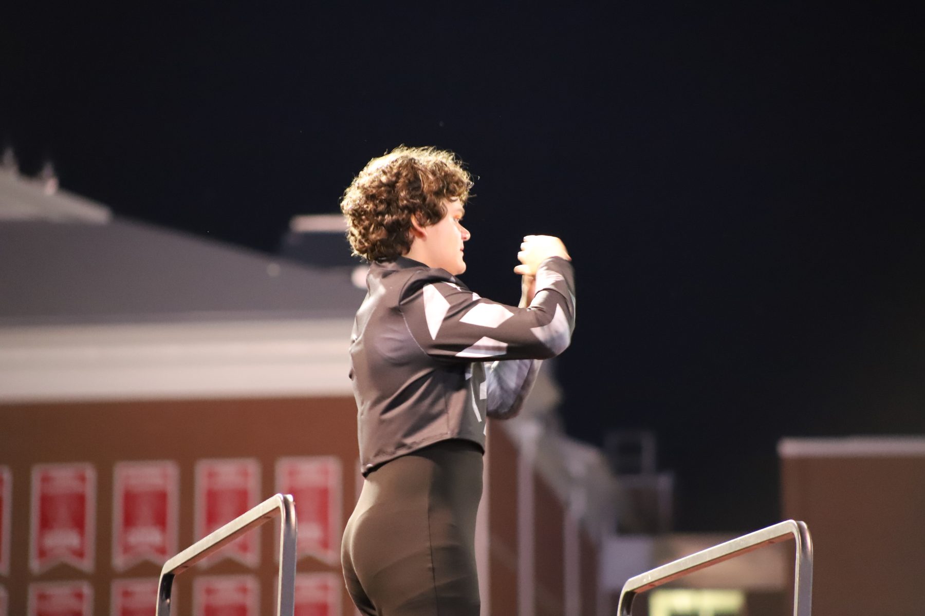 Beechwood Festival of Bands conductor during the 2025 event